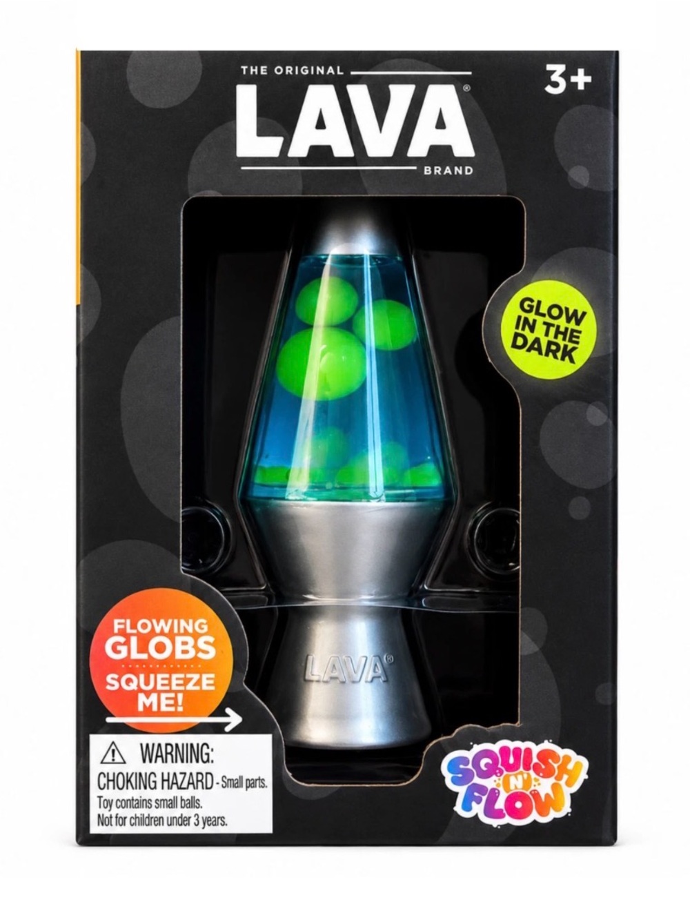 LAVA Brand Mini Lava Lamp - Schylling Needoh Squish N Flow